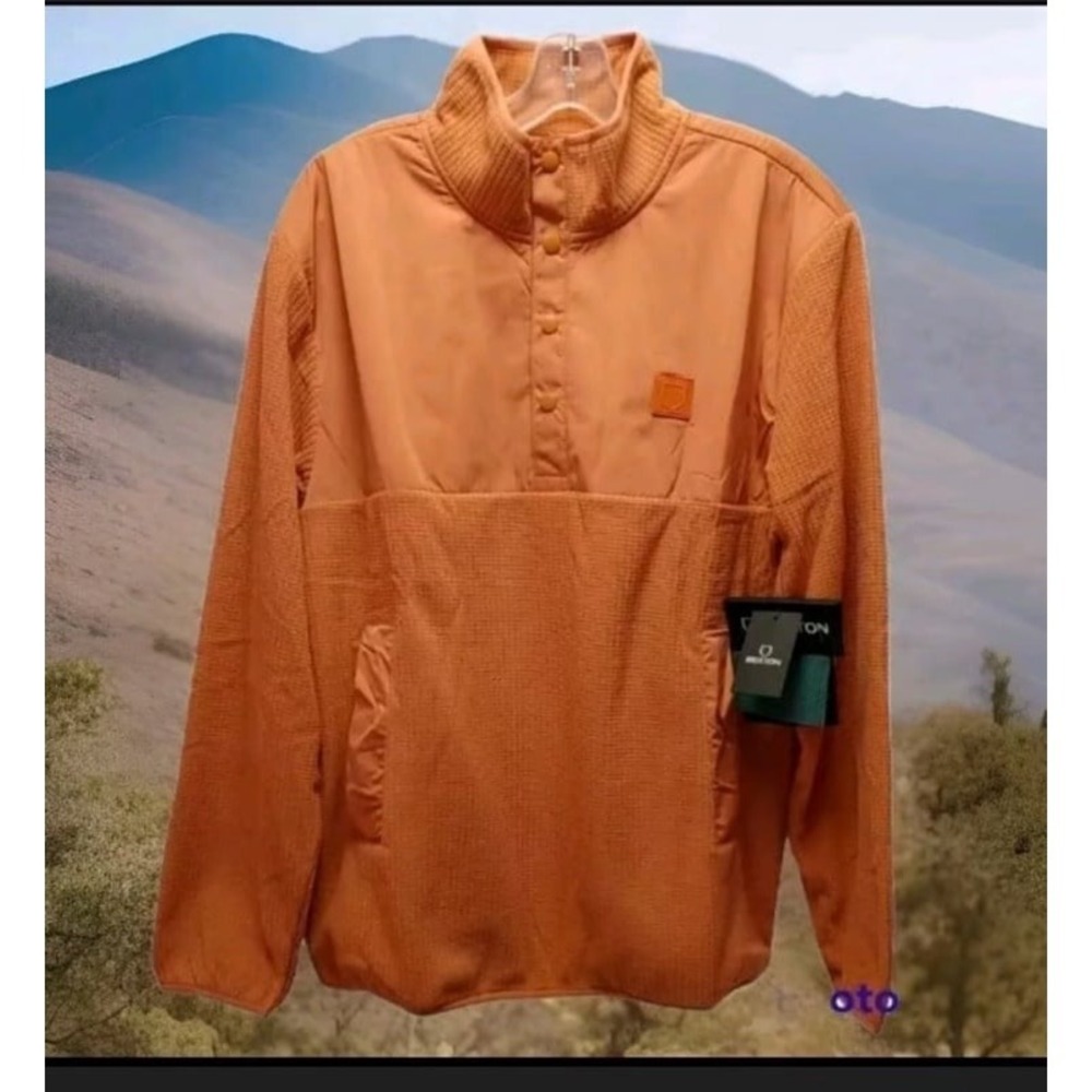 Brixton‎ men's half-zip fleece pullover NWT Size M
